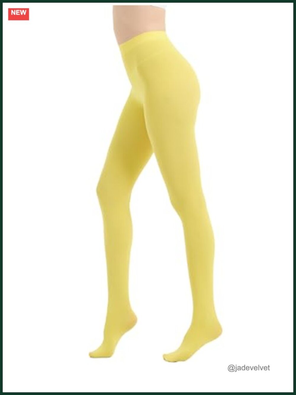 80D Semi Opaque Tights Women High Waist Stretchable Nylon Spandex